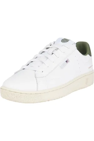 K-Swiss Herren Slammklub CC Sneaker, WHT/DP Lichen/VNTG, 40 EU