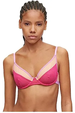 HUGO BOSS Damen Underwi. C.sheer Underwire bra, , 76 EU