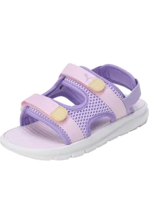 PUMA Evolve PS Schiebe-Sandalen, Vivid Violet-Pearl Pink, 28 EU