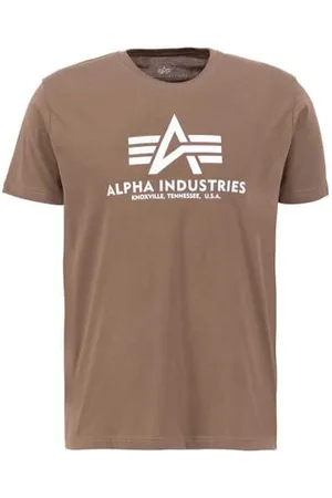 Alpha Industries Herren Basic T-Shirt for Men, Blickdicht, , L