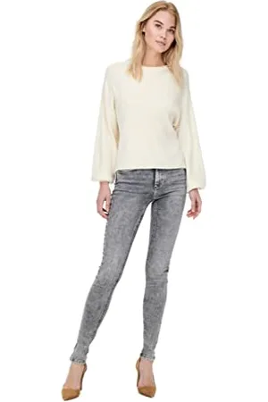 ONLY Damen ONLBLUSH Life MID SK TAI918 NOOS Jeans, , M / 34