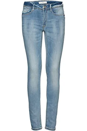Ichi IHERIN IZARO Light Blue Bleached Damen Jeans Denim Hose mit Stretch Enger Schnitt, Größe:27/32, Farbe:
