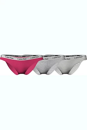 Calvin Klein Thong 3Pk (Ff) Stringtangas, Damen, , XL