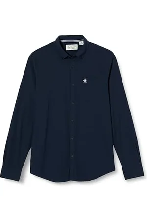 Original Penguin Herren Ls Eco Oxford W Stre Hemd, , XXL