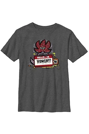 Stranger Things Unisex Kinder Hungry Short Sleeve T-shirt, , Einheitsgröße