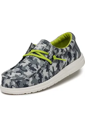 Hey dude Jungen Wally Youth Camodino Moccasin, , 33 EU