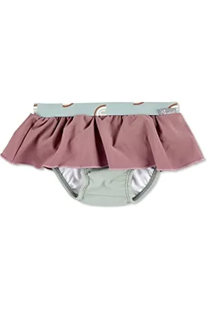 Sterntaler Badehose Regenbogen Print mit Volant - UV-Schutz 50+ Baby Schwimmhose mit Windeleinsatz bis Größe86/92 - Mädchen Badehose mit praktischer Kordel zur Weitenregulierung, , Größe 80
