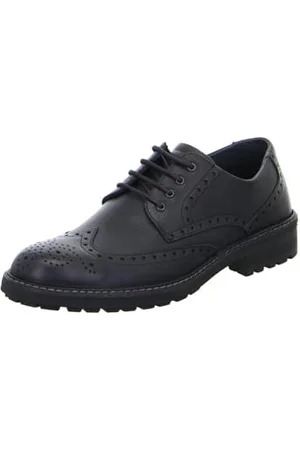 ARA Herren Frederik Schnürschuh LowCut, Black, 42 EU