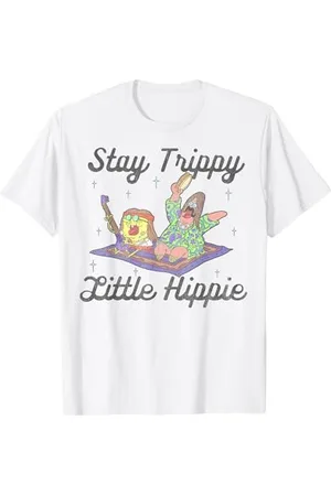 Spongebob SpongeBob Schwammkopf Bleib Seltsam Hippie T-Shirt