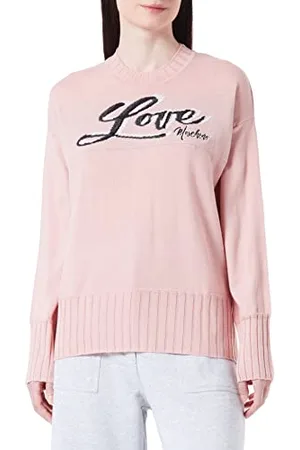 Moschino Damen Comfort Fit Long-sleeved pullover, , 42 EU