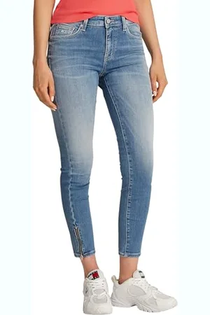 Tommy Hilfiger Damen Jeans Hose Sophie Skinny Low Waist, Blau (Denim Medium), 30W/32L