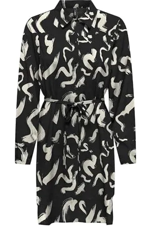 ONLY Damen Onlnova Life Elite L/S Shirt Dress Kleid, , Small