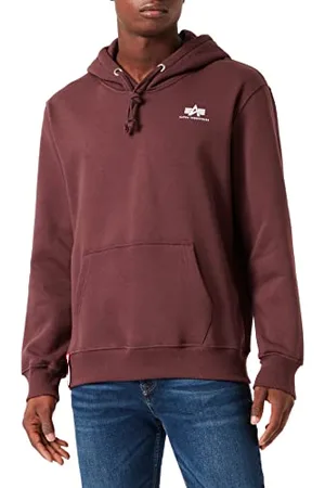 Alpha Industries Herren Basic Hoody Small Logo Kapuzensweat Kapuzenpullover, , XL