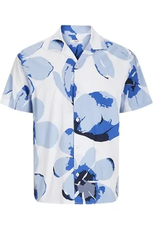 JACK & JONES Herren Jprblapalma Resort Shirt S/S Sn Freizeithemd 12252948 , ,L
