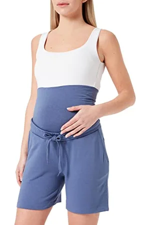 Noppies Maternity Damen Over The Belly Helena Shorts, Gray Blue-P910, XXS