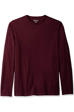 Amazon Herren Langärmeliges T-Shirt, Schmale Passform, , XL