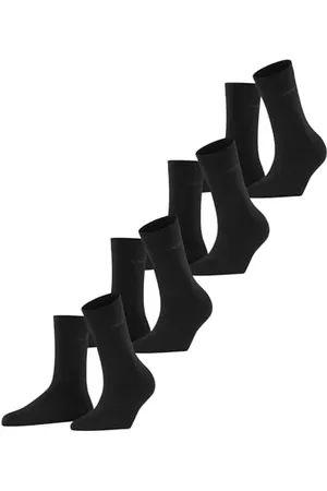 ESPRIT Damen Socken Solid W So Baumwolle einfarbig Multipack, , 36-41