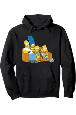 The Simpsons Homer Marge Maggie Bart Lisa Simpson Couch Pullover Hoodie