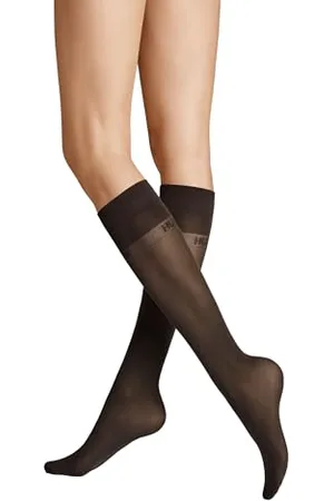 Hudson Damen Kniestrümpfe Micro 50 druckfreier Bund 50 DEN 39-42