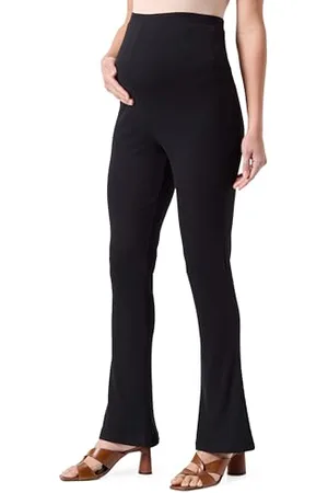 Mama;licious MAMA.LICIOUS Damen VMMLAVENDER HW Flared NOOS Leggings, Black, XS