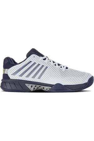 K-Swiss Performance Herren Hypercourt Express 2 Tennis Shoe, White/Peacoat/Silver, 42 EU