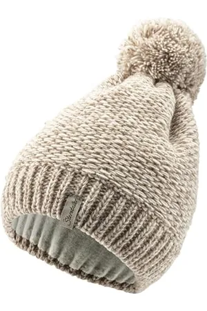 Sterntaler Strickmütze aus Multicolor Garn - Unisex Bommelmütze mit tollem Strickmuster - Kindermütze mit Futter aus wärmendem Microfleece - Wintermütze - , 55