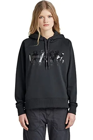 G-Star RAW Damen Raglan Raw Originals Hooded Sweatshirt, , XS