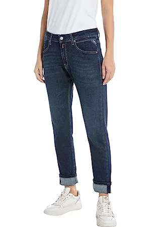 Replay Damen Jeans Marty Boyfit, (Blau), 25W / 30L