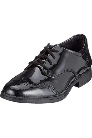 Clarks Mädchen Sami Walk Y Mary Jane Halbschuhe Mary Jane Halbschuhe, Schwarz (Black Patent), 40 EU