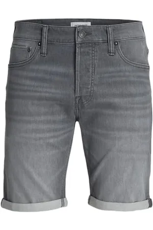 JACK & JONES Herren Jjirick Jjicon Ge 370 I.k Sn Pls Jeansshorts, , 42 EU