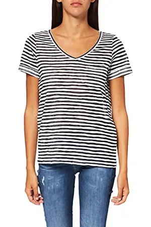 Object Objtessi Slub S/S V-Neck Noos