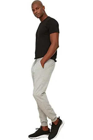 Trendyol Herren Männlich Regulärer Passen Gummi Saber Grundlegender Trainingsanzug Sweatpants Jogginghose, , M