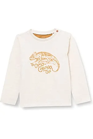 Noppies Baby-Jungen B LS Torpoint T-Shirt, RAS1202 Oatmeal-P611, 56