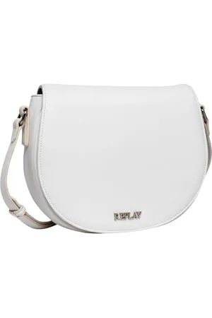 Replay Damen Schultertasche aus Kunstleder, Weiß (Opt White 001), Onesize