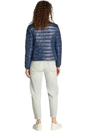 Tommy Hilfiger Damen Weste mit Mock-Kragen, Blau (Dark Night Navy), XL
