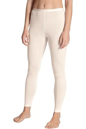 Calida True Confidence Leggings Damen, aus Schurwolle und Seide, Feinripp, thermoregulierend und geruchsneutralisierend