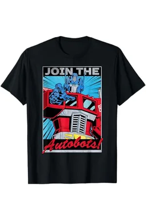 TRANSFORMERS Optimus Prime Join The Autobots Retro Poster T-Shirt