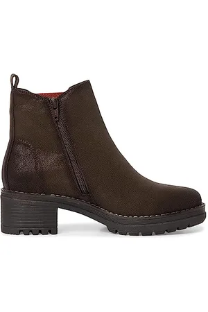 Jana Damen Chelsea Boots Wasserabweisend Vegan, Braun , 36 EU