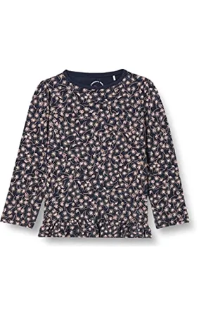 QS by s.Oliver Junior Baby Girls T-Shirt Langarm, Blue, 62