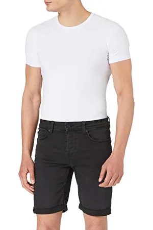 Only & Sons Herren O&S Denim Capri Jeans Shorts 3/4 Bermuda Pants Sommer Hose Kurze Freizeit Trousers ONSPLY