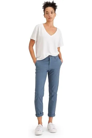 Dockers Damen Weekend Chino Slim Fit, Tall Casual Chinos, , 29