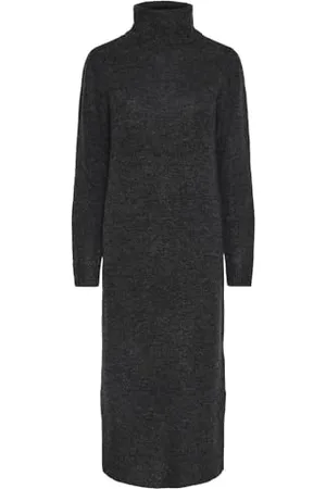 Pieces® Pcjuliana Ls Rollneck Knit Dress Noos Bc