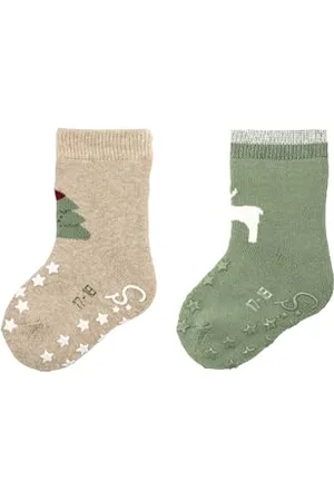Sterntaler Unisex ABS Krabbelsocken DP Weihnachtenen, , 22 EU