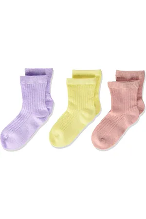 Noa Noa MINIATURE Baby-Girls 3-Pack Ankle Sock Hosiery,Socks-3pcs, , 0-3M