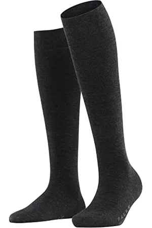 Falke Damen Kniestrümpfe Softmerino W Kh Wolle Baumwolle lang einfarbig 1 Paar, , 41-42