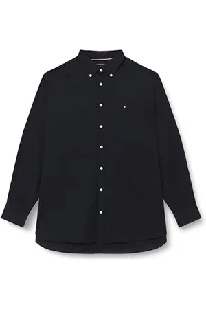 Tommy Hilfiger Herren Hemd Regular Fit, Blau (Desert Sky), 4XL