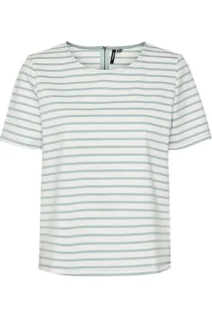 VERO MODA Damen VMABBY SS Zip JRS NOOS Top, , X-Small