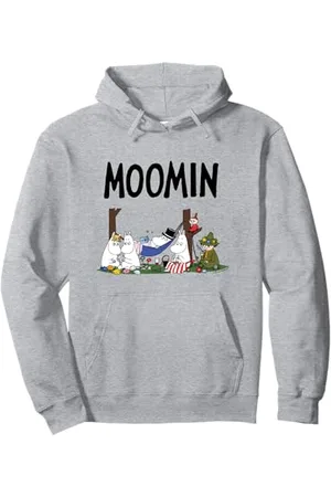 Moomin Mumin Family Relaxing Pullover Hoodie