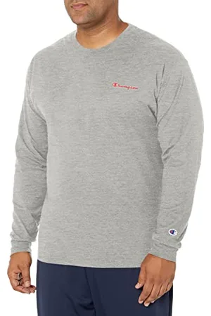 Champion Herren Classic Long Sleeve Tee Left Chest T-Shirt, , Klein