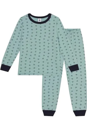 Petit Bateau A0BHB Langarm-Pyjama Jungen 3 Jahre